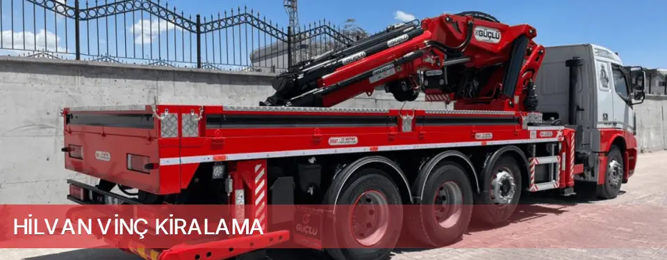 Hilvan İlçemi Vinç Kiralama